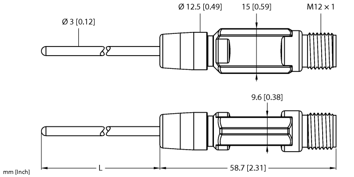 TTM150C-203A-CF-LI6-H1140-L100-50/150°C