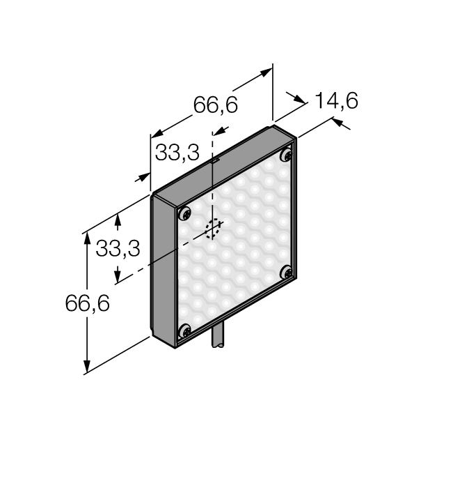LEDWA62X62W
