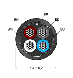 Thumbnail for CABLE4X0.34-SH-PVC-BK-100M/TEL
