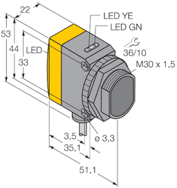 Thumbnail for QS30VR3FF400 W/30