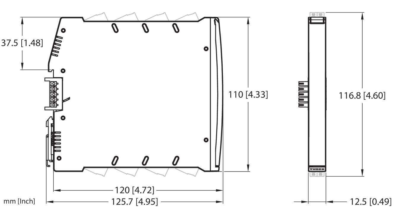 IMX12-DO01-2U-2U-PR/24VDC