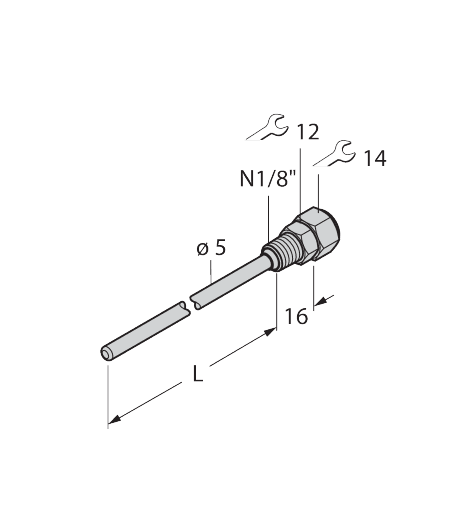 THW-3-N1/8-A4-L200