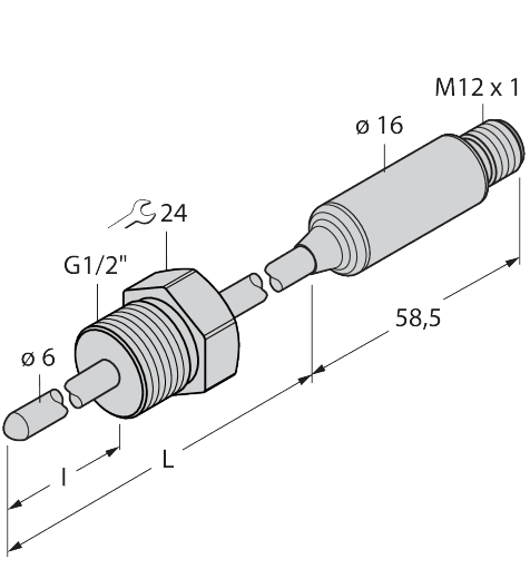 TTMS-206A-G1/2-LIUPN-H1140-L250